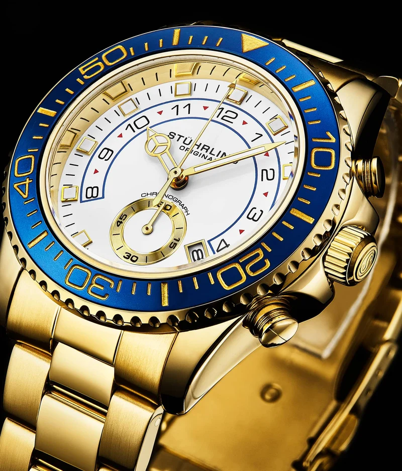 Stührling Brigadier Quartz 3966 Chronograph 42mm Diver