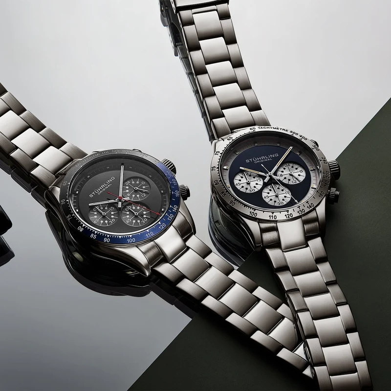 Stührling Chronomark 4066 Mens 40mm