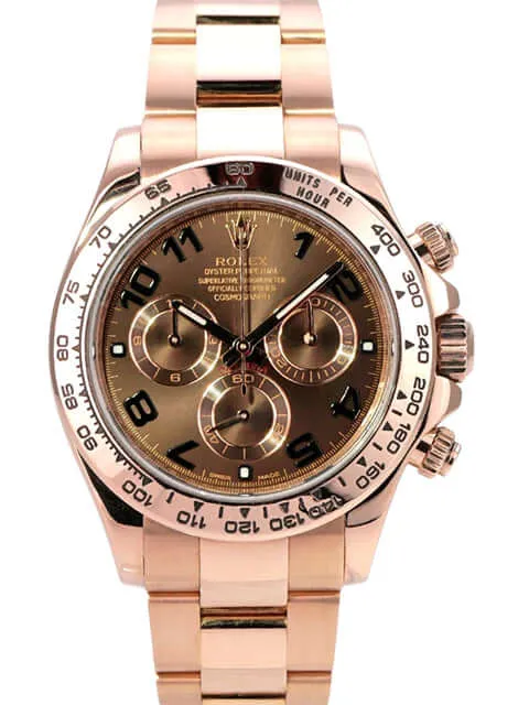 Rolex Cosmograph Daytona 116505 Everose-Gold Choco Arabisch