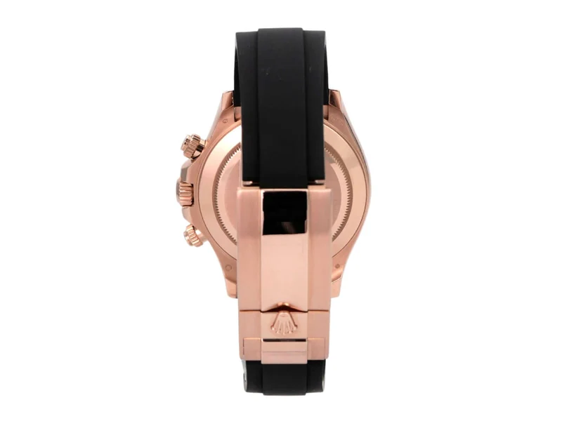 Rolex Daytona 116515LN Everose-Gold Oysterflex Schwarz