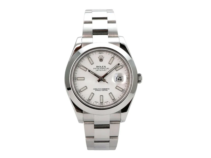 Rolex Datejust II 41 Edelstahl 116300 Weiß