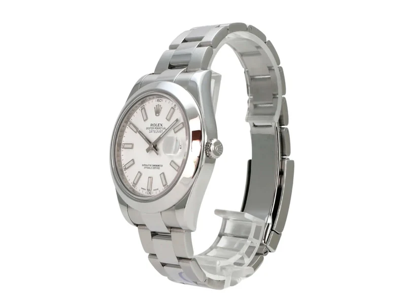 Rolex Datejust II 41 Edelstahl 116300 Weiß