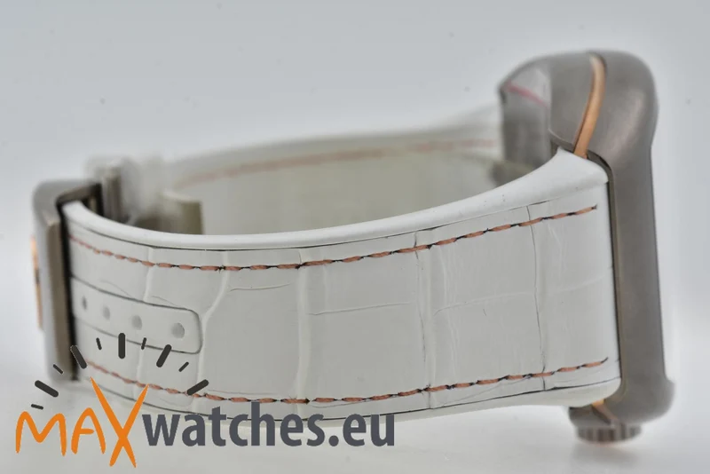 Franck Muller Vanguard Titanium 18k Ros Gold Limited V45 SC DT White Dial
