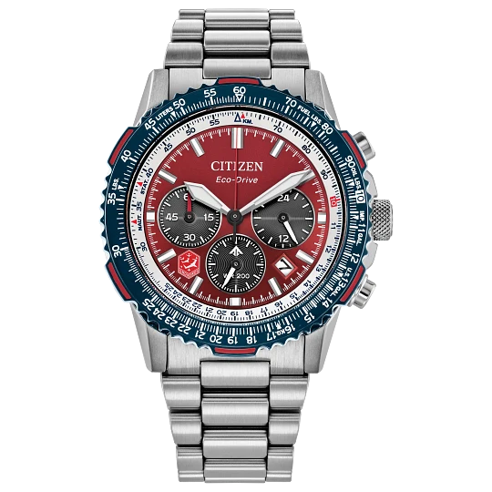 Citizen Eco-Drive Snowbirds Promaster Chronograph Watch CA4668-51X