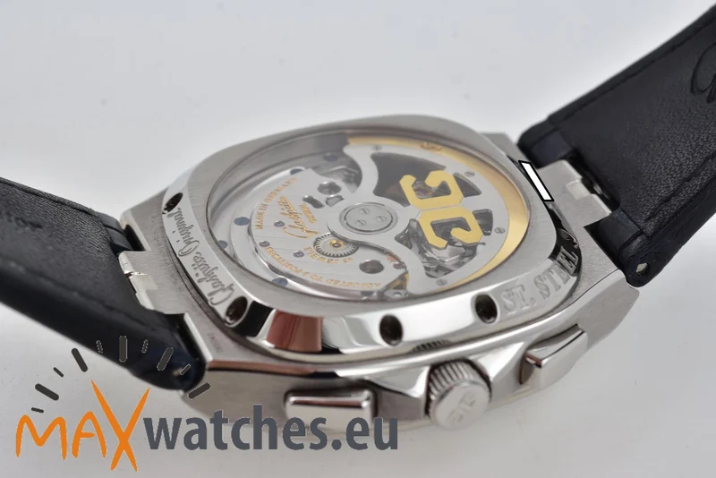 Glashütte Original Senator Seventies Panorama Date Chronograph 1-37-02-03-02-30 Blue Dia
