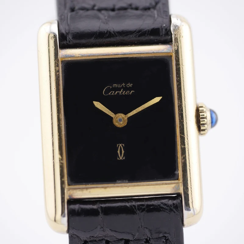 Cartier Tank Vermeil Silber / Vergoldet 3 66001