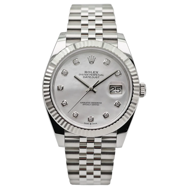 Rolex Datejust 41 Stahl 126334 - 2017 MOP Dial