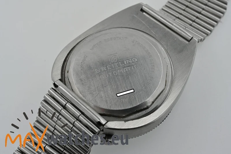 Breitling Bullhead Vintage Chronograph blue dial 2117 Box Papers Vintage Manual Wind