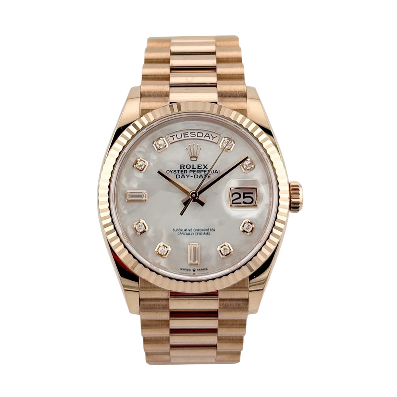 Rolex Day-Date 36 Rosegold MOP Dial 128235 - 2021