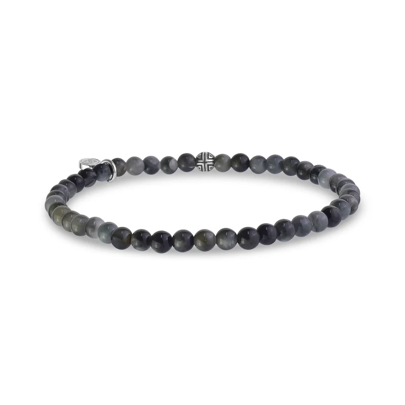 4-mm-Armband mit „Eagle Eye“-Perlen