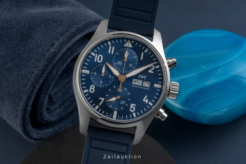 IWC Pilot chronograph steel automatic men's watch IW388120 LP: 7900EUR [2605684]