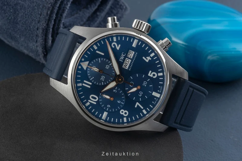 IWC Pilot chronograph steel automatic men's watch IW388120 LP: 7900EUR [2605684]