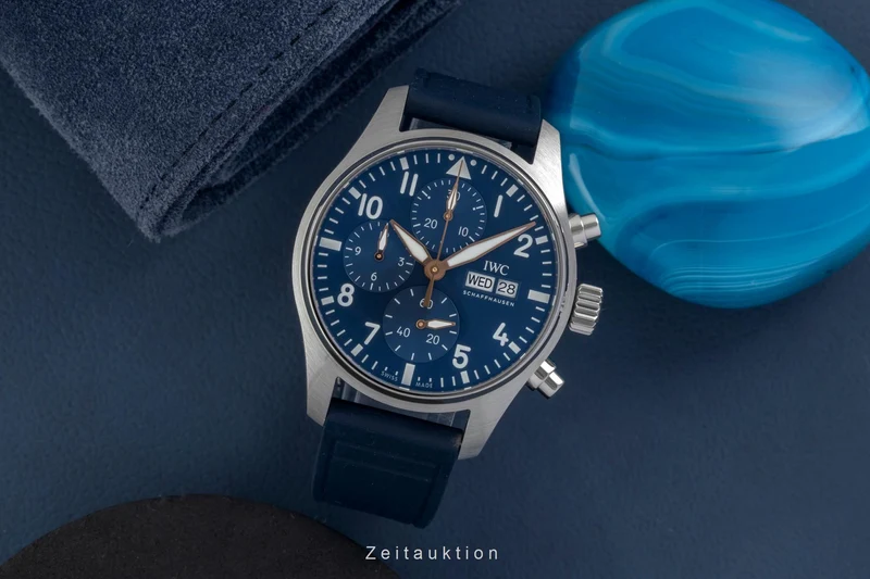 IWC Pilot chronograph steel automatic men's watch IW388120 LP: 7900EUR [2605684]