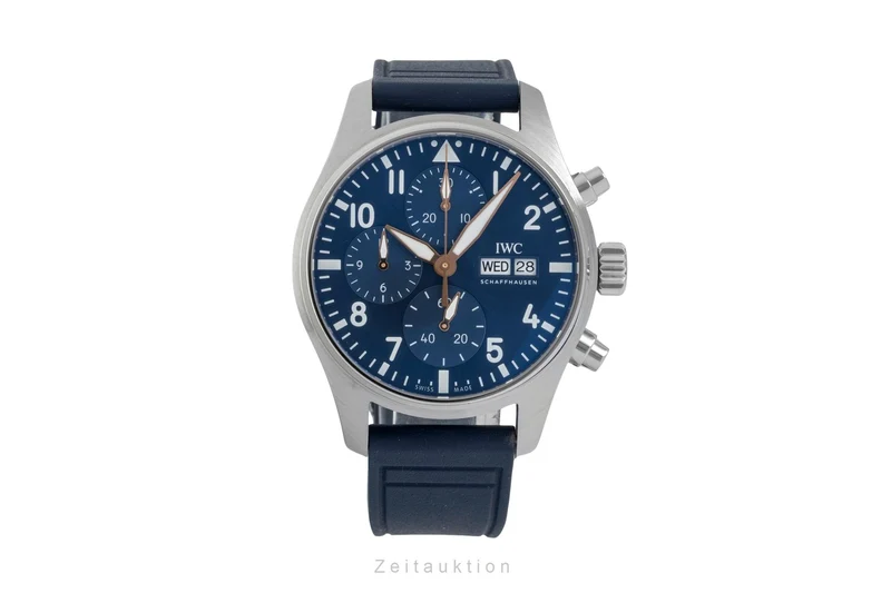 IWC Pilot chronograph steel automatic men's watch IW388120 LP: 7900EUR [2605684]
