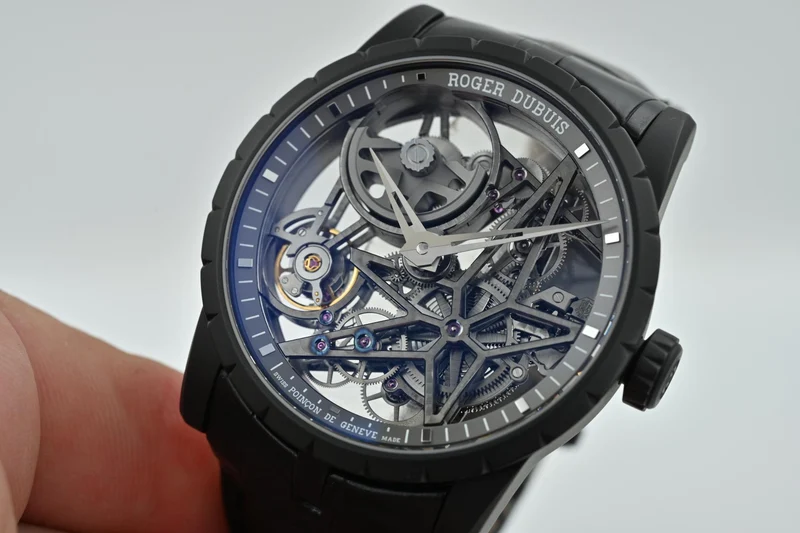 Roger Dubuis Excalibur 42 Titanium RDDBEX0473 Skeleton Micro Rotor Full Set