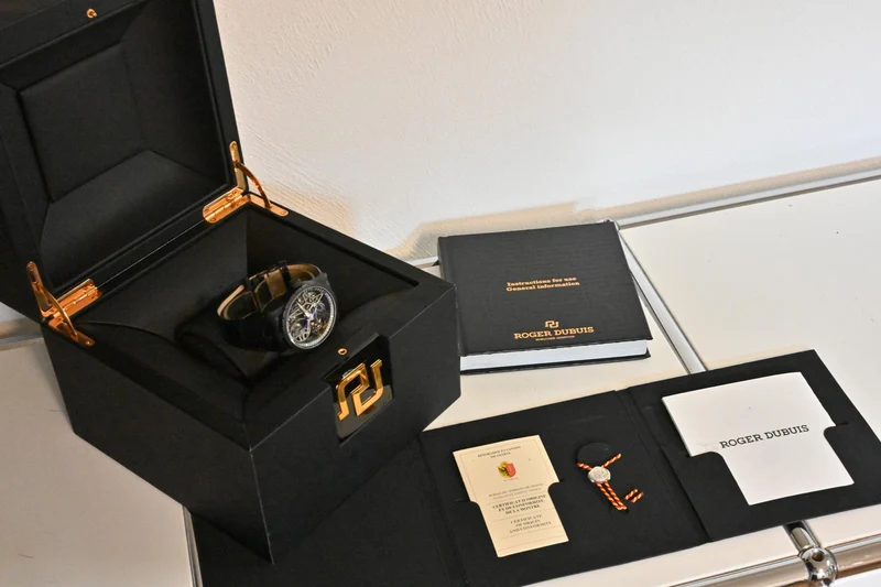 Roger Dubuis Excalibur 42 Titanium RDDBEX0473 Skeleton Micro Rotor Full Set