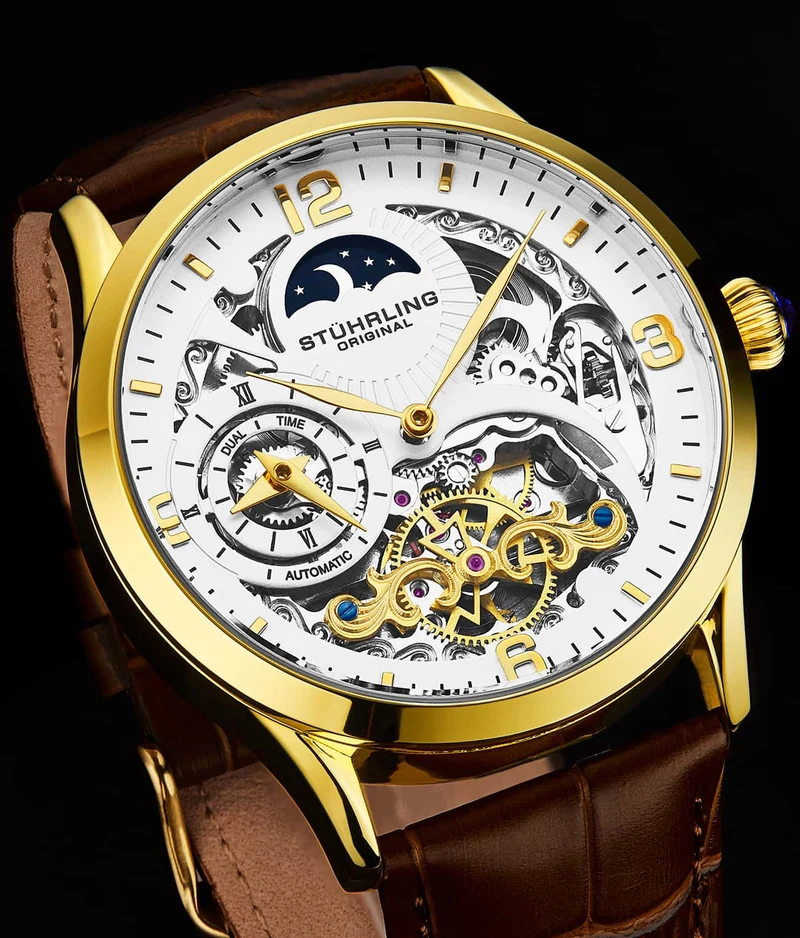 Stührling Special Reserve 3921 Automatic 44mm Skeleton