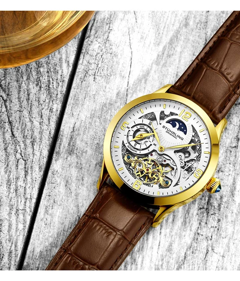 Stührling Special Reserve 3921 Automatic 44mm Skeleton
