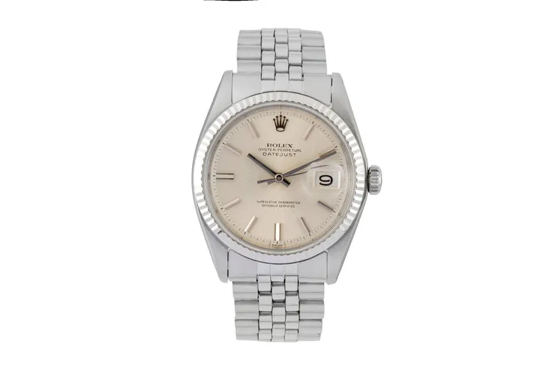 Rolex Datejust steel / white gold automatic men's watch 1601 Vintage [2605312]