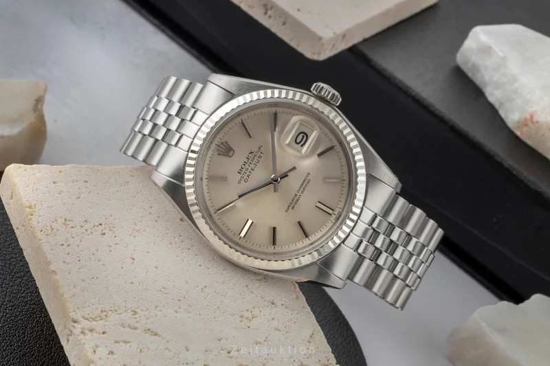 Rolex Datejust steel / white gold automatic men's watch 1601 Vintage [2605312]