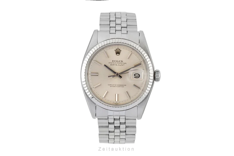 Rolex Datejust steel / white gold automatic men's watch 1601 Vintage [2605312]