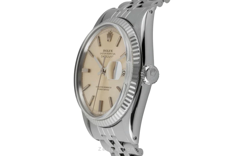 Rolex Datejust steel / white gold automatic men's watch 1601 Vintage [2605312]
