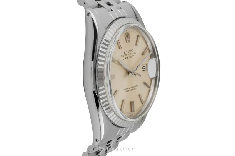 Rolex Datejust steel / white gold automatic men's watch 1601 Vintage [2605312]