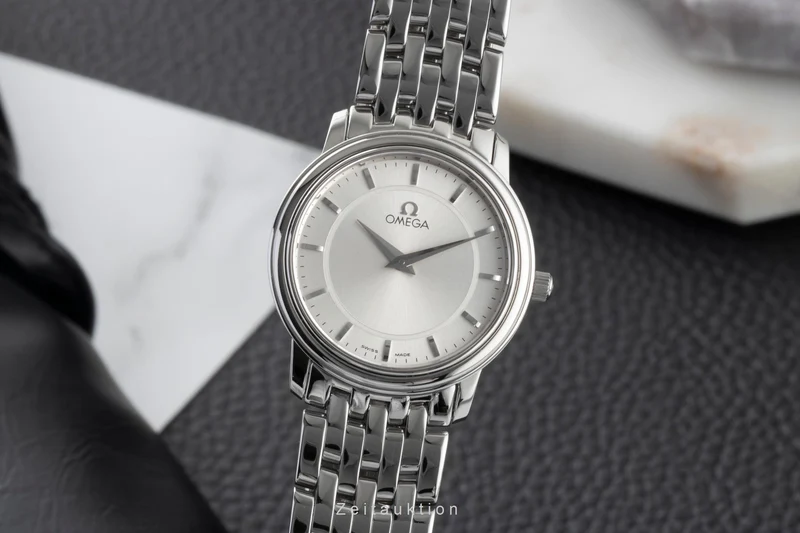 Omega De Ville steel quartz women's watch 4580.31.00, 595.1050 [2605872]