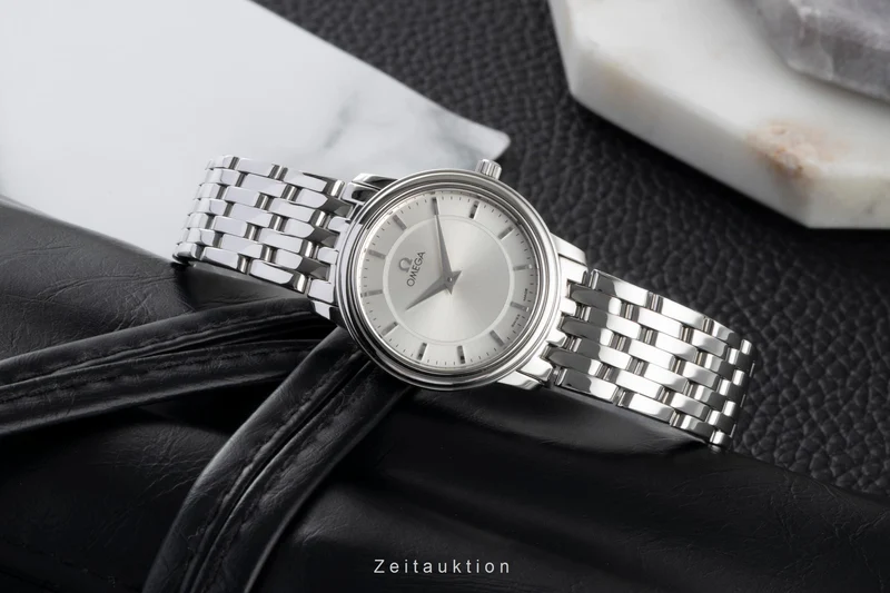 Omega De Ville steel quartz women's watch 4580.31.00, 595.1050 [2605872]