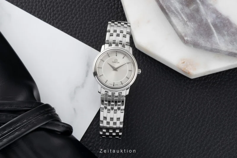 Omega De Ville steel quartz women's watch 4580.31.00, 595.1050 [2605872]