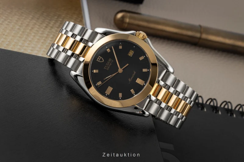 Tudor Monarch steel / gold quartz men's watch 15623 [2605838]