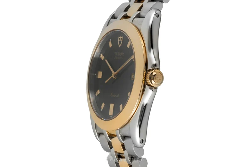 Tudor Monarch steel / gold quartz men's watch 15623 [2605838]