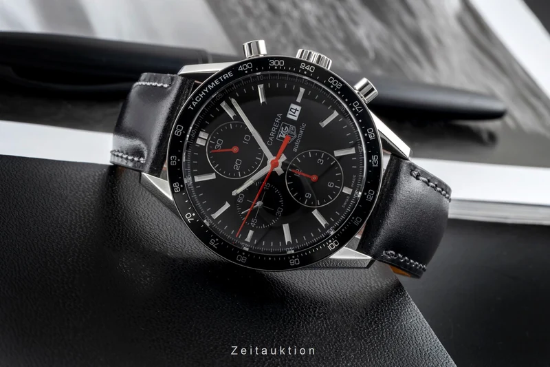 Tag Heuer Carrera chronograph steel automatic men's watch CV2014 [2605471]