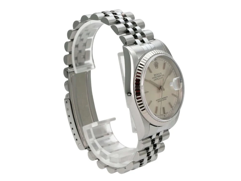 Rolex Datejust 36 Ref. 16234 Silber Jubile-Band