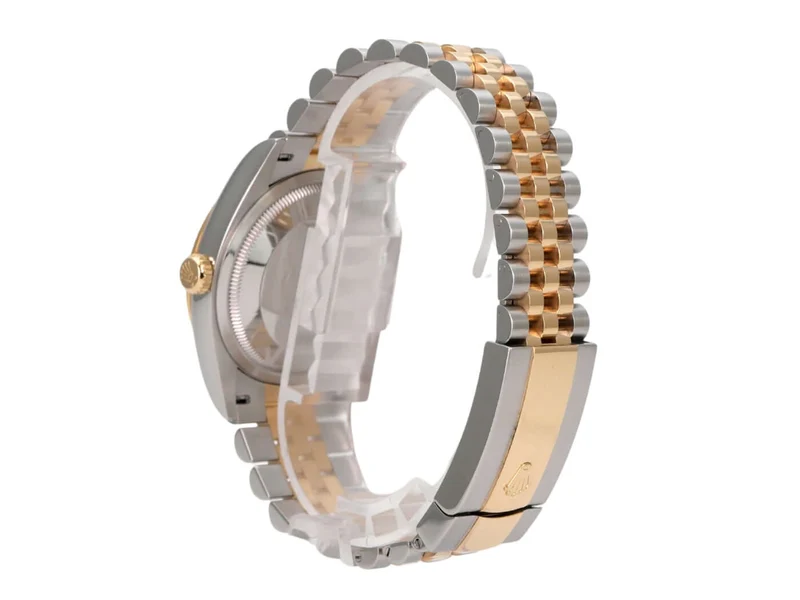 Rolex Datejust 36 Edelstahl Gold 126233 Silber R Diamant Jubile-Band