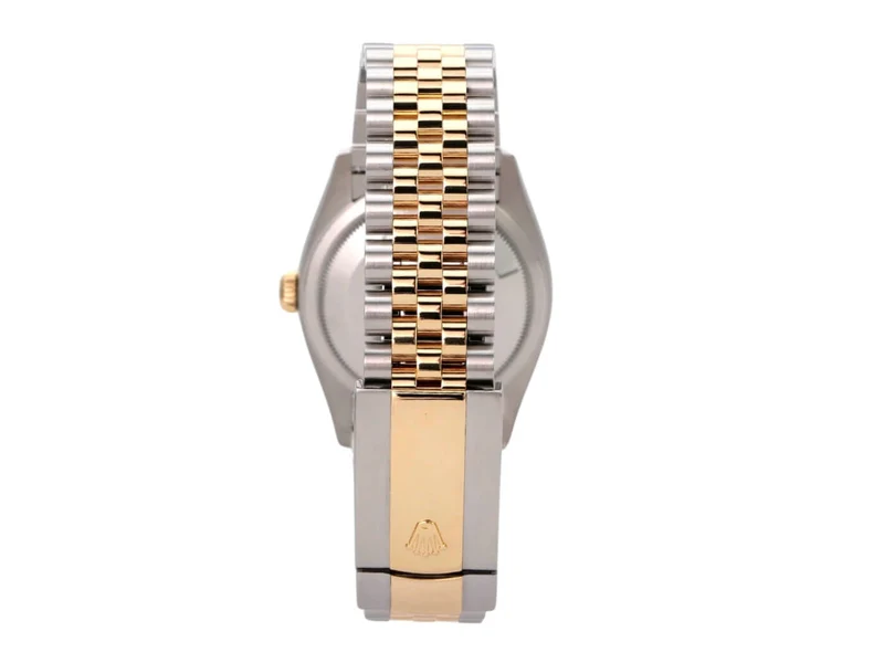 Rolex Datejust 36 Edelstahl Gold 126233 Silber R Diamant Jubile-Band