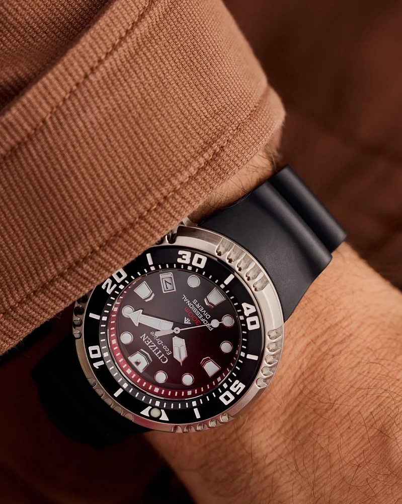 Citizen Promaster Sea Eco-Drive Watch – BN1024-01Z - Gradient Red Dial