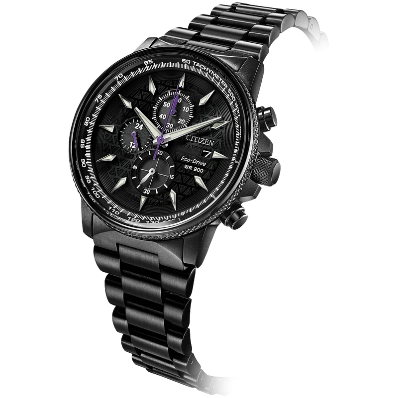 Citizen Marvel Black Panther Eco-Drive Chronograph CA0297-52W