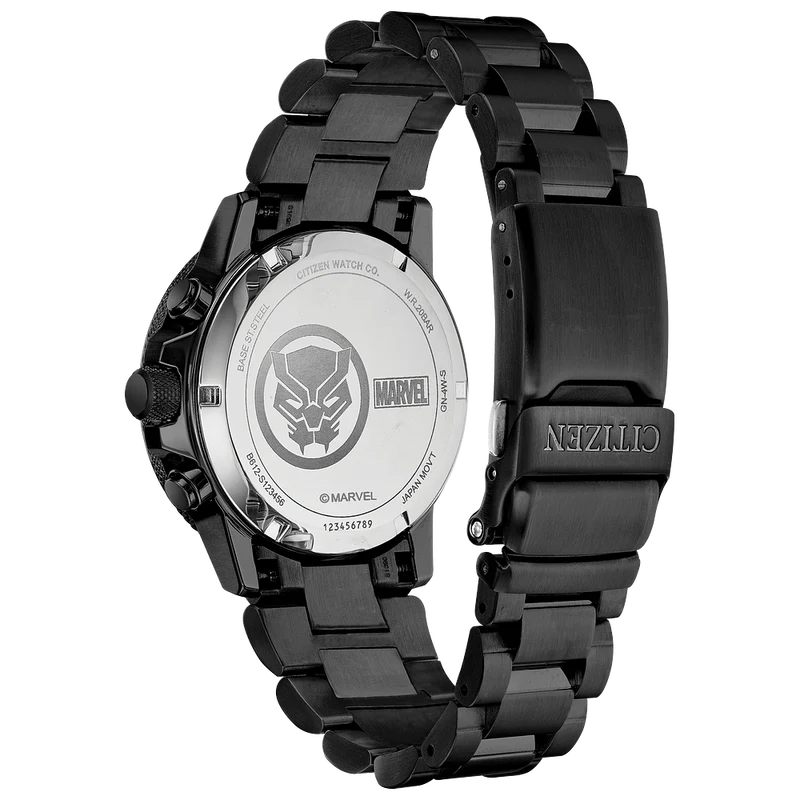 Citizen Marvel Black Panther Eco-Drive Chronograph CA0297-52W