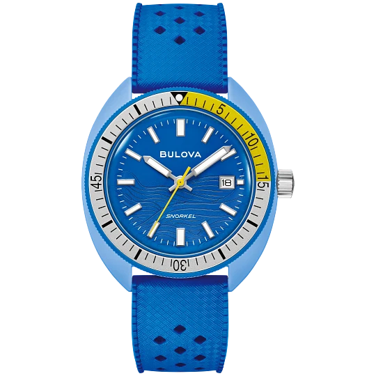 Bulova Snorkel Blue Tang Fish 98B445