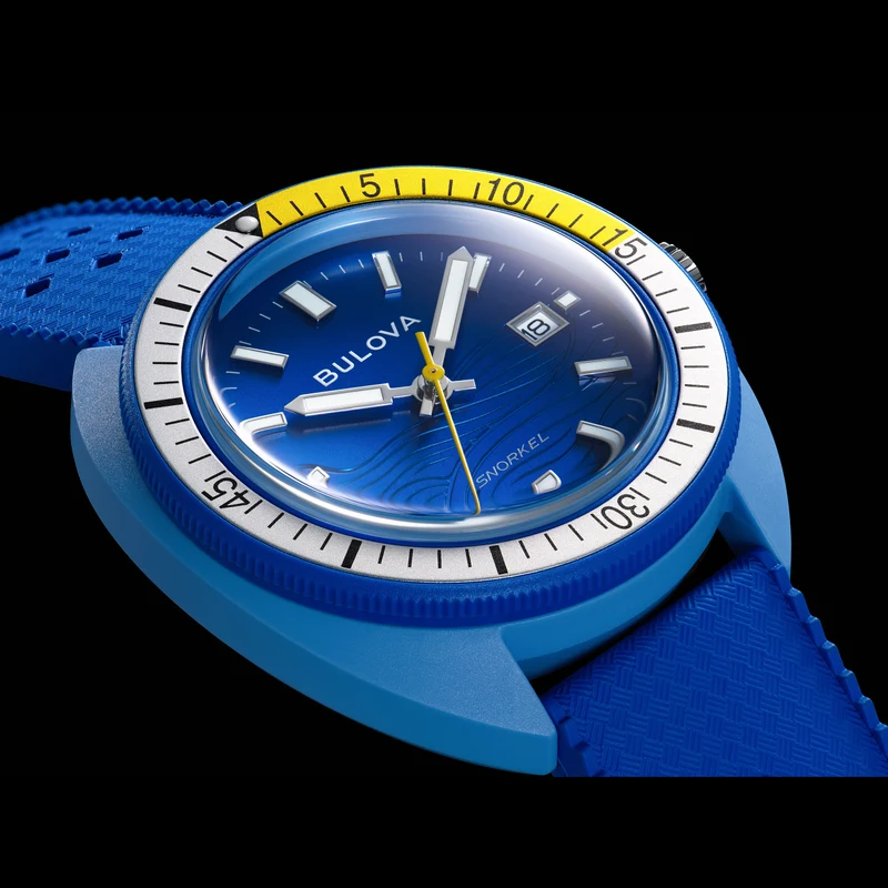 Bulova Snorkel Blue Tang Fish 98B445