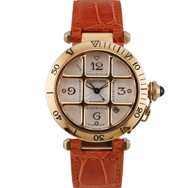 Cartier Pasha Gelbgold Automatik - 2393