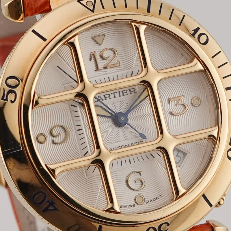 Cartier Pasha Gelbgold Automatik - 2393