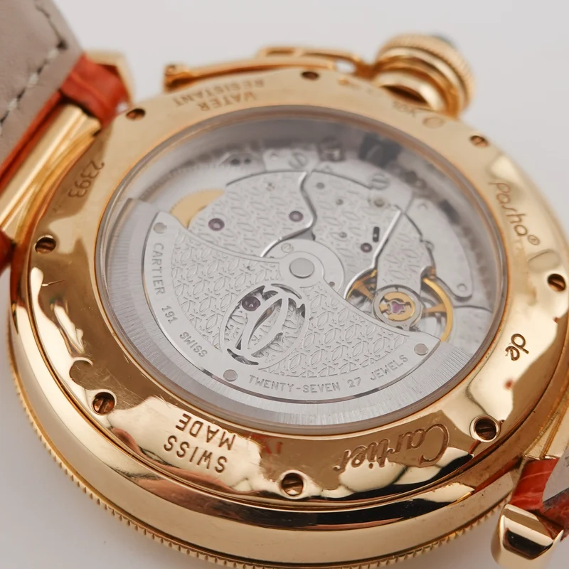 Cartier Pasha Gelbgold Automatik - 2393