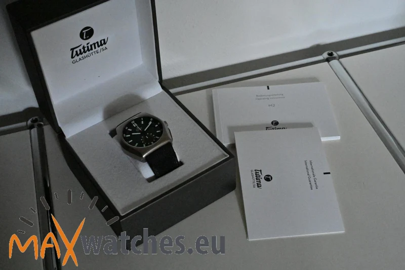 Tutima M2 Chronograph Green Dial Titanium 6450-04