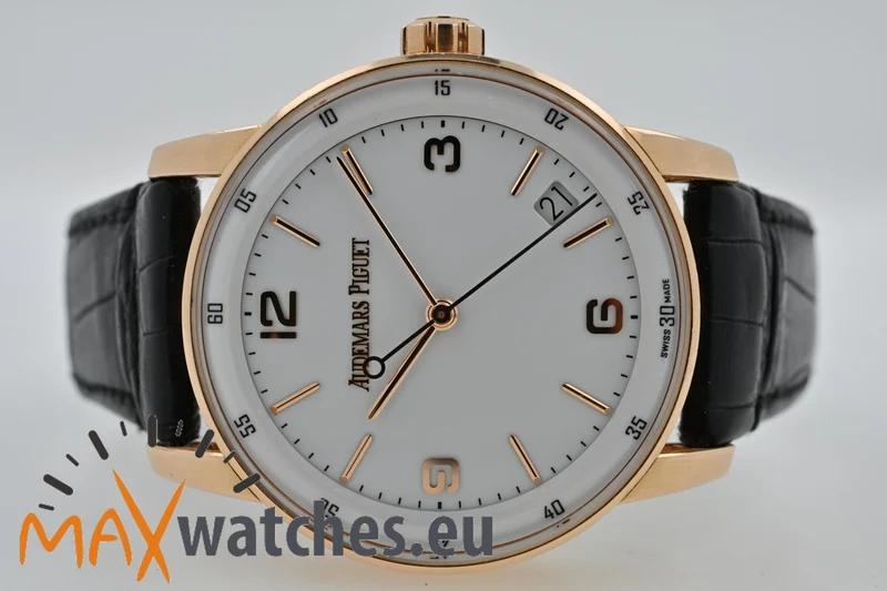 Audemars Piguet Code 11.59 18k Rose Gold white dial 15210OR