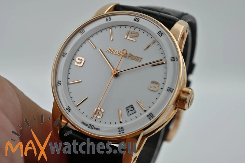 Audemars Piguet Code 11.59 18k Rose Gold white dial 15210OR