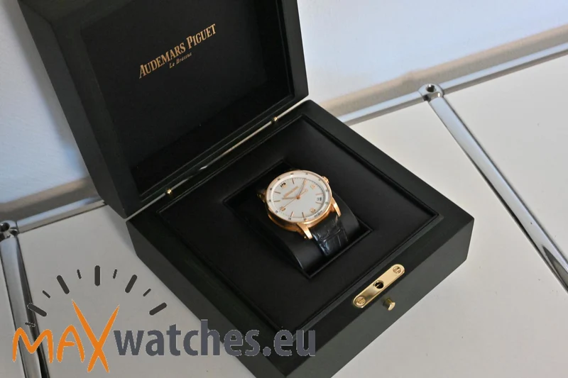 Audemars Piguet Code 11.59 18k Rose Gold white dial 15210OR