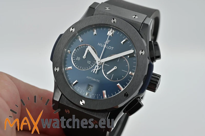 Hublot Classic Fusion Blue Chronograph 541.CM.7170.RX Ceramic