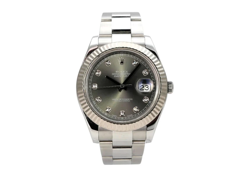 Rolex Datejust II 116334 Rhodium Diamant